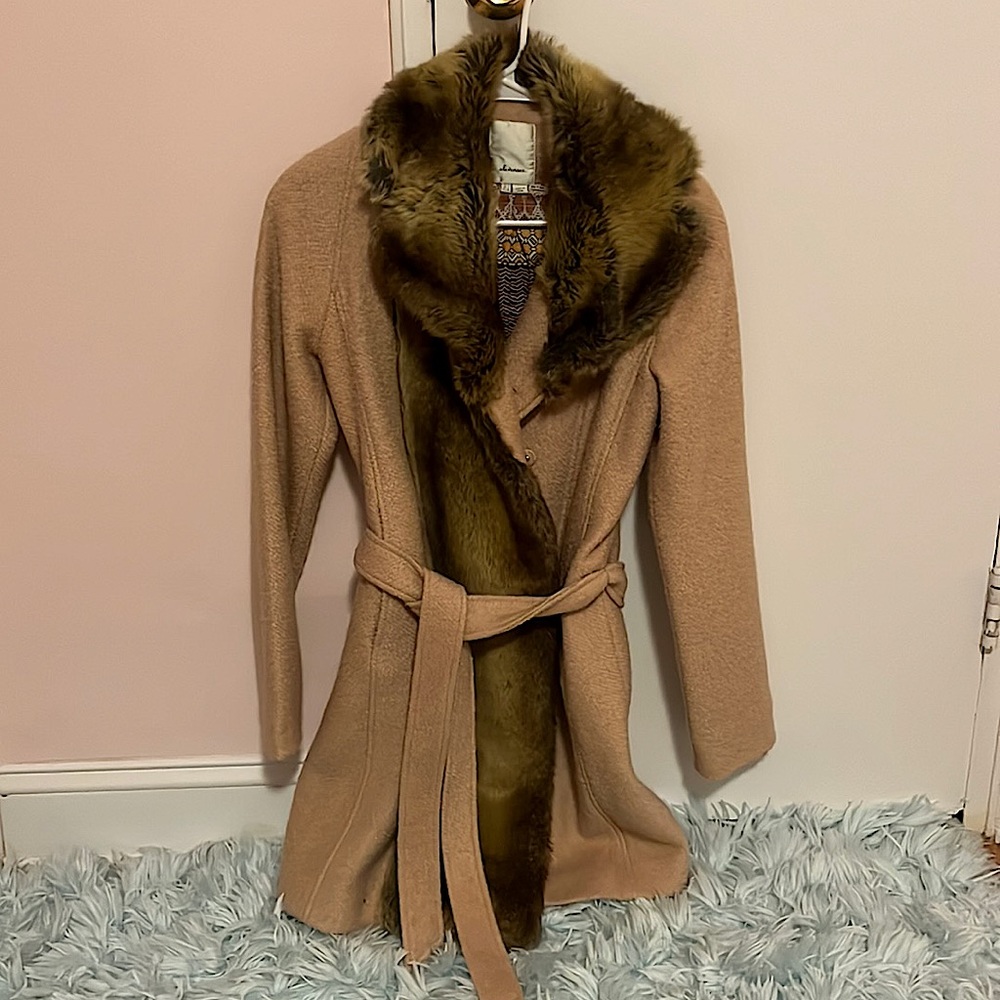 Anthropology Elevenses Wool Coat